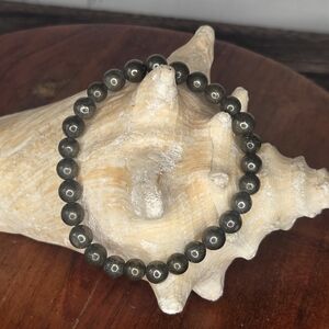 Pyrite Bracelet 6mm 7.5